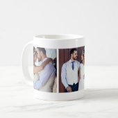 Mug pour les jeunes mariés avec photo du mariage (Devant gauche)