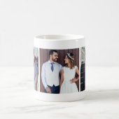 Mug pour les jeunes mariés avec photo du mariage (Centre)