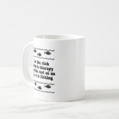 Mug Pour les riches il y a thérapie (Devant gauche)