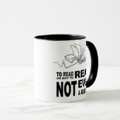 Mug Pour lire ou non (Devant droit)