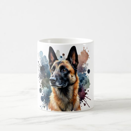 Mug 🐾 Pour l'Ultimate Belge Malinois Fan! 🐾 (Centre)