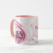 Mug Pour ma belle amie jolie en rose rose florale (Devant gauche)