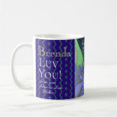 Mug Pour ma belle-soeur Brenda Vous aime ! Coq (Gauche)