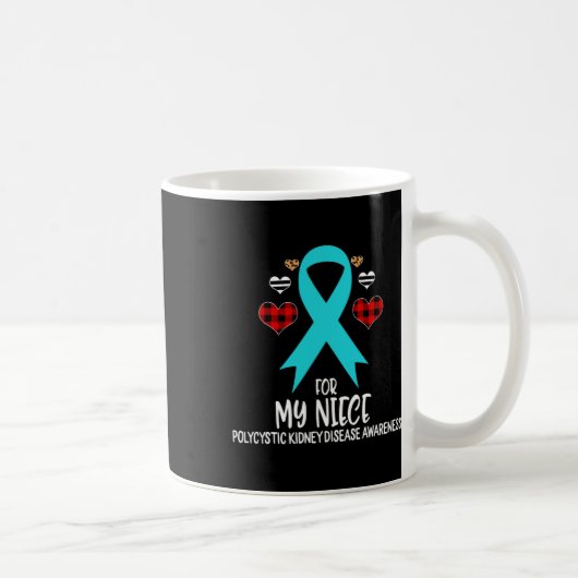 Mug Pour ma nièce Polykystique Connaissance de la mala (Droite)