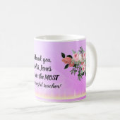 Mug Pour Magnifique Enseignant (Devant droit)