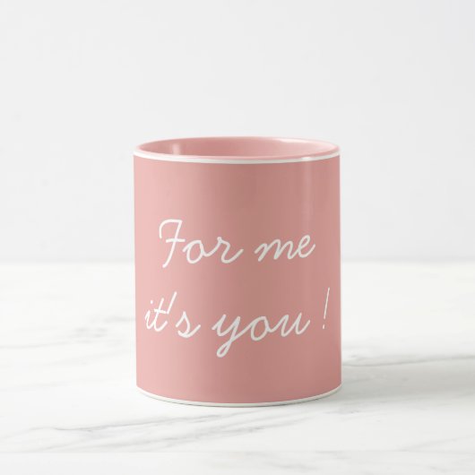 Mug Pour moi c'est toi la Saint-Valentin (Centre)