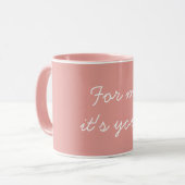 Mug Pour moi c'est toi la Saint-Valentin (Devant gauche)