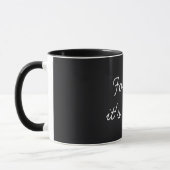 Mug Pour moi c'est toi Saint-Valentin Noir (Gauche)