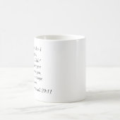 Mug Pour moi sais le plan que je prends pour vous, (Centre)