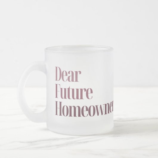 Mug pour nouveau propriétaire (Gauche)