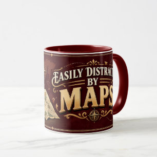 Mug pour professeur de géographie - Facilement dis