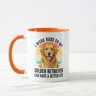 Mug Pour que mon Golden Retriever ait une meilleure vi