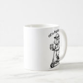 Mug Pour réguler les émotions drôle de lapin bunny Sco (Devant droit)
