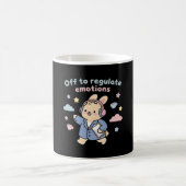 Mug Pour réguler les émotions Lapin Bunny Scoote drôle (Centre)
