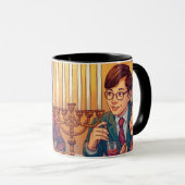 Mug pour repas de famille Hanukkah (Devant droit)