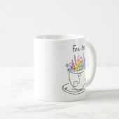 Mug Pour son 40e anniversaire, For-Tea, une création f (Devant droit)