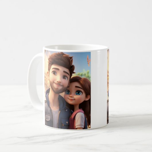 Mug "Pour Toujours à Tes Côtés" (Devant gauche)