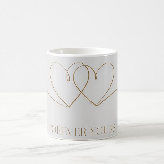 Mug Pour toujours : Coeurs interconnectés Design (Centre)