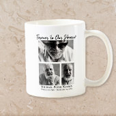 Mug Pour toujours dans nos coeurs papa grand-père Memo