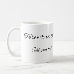 Mug Pour toujours en amour ajouter photo de couple mar