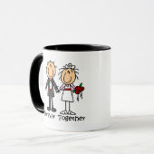 Mug Pour toujours ensemble T-shirts et cadeaux (Devant gauche)