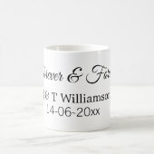 Mug Pour toujours et pour toujours ajouter le nom du c (Centre)