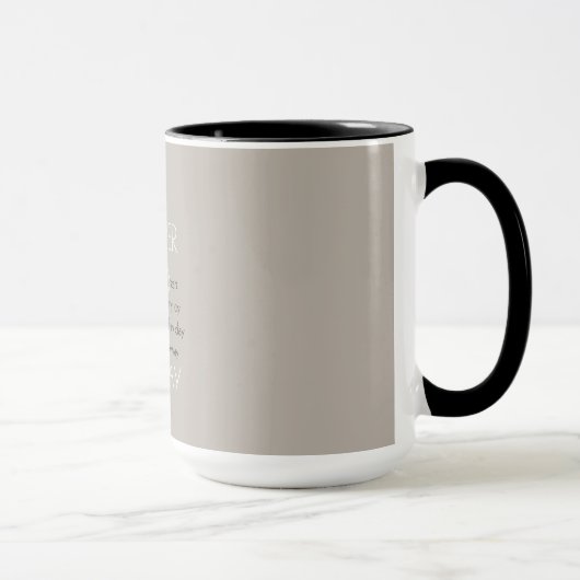 Mug Pour toujours et un poème de jour (Droite)
