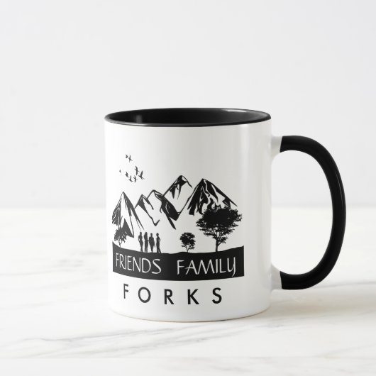 Mug Pour toujours fourchettes (Droite)
