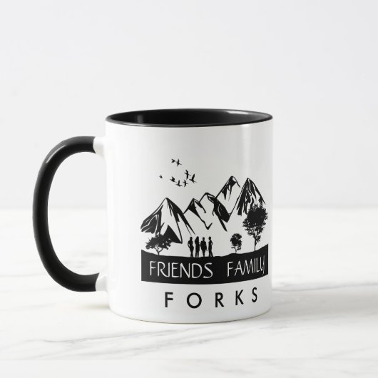 Mug Pour toujours fourchettes (Gauche)