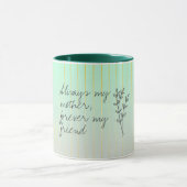 Mug Pour toujours Mon Ami Mères Cadeau Gradient Stripe (Centre)