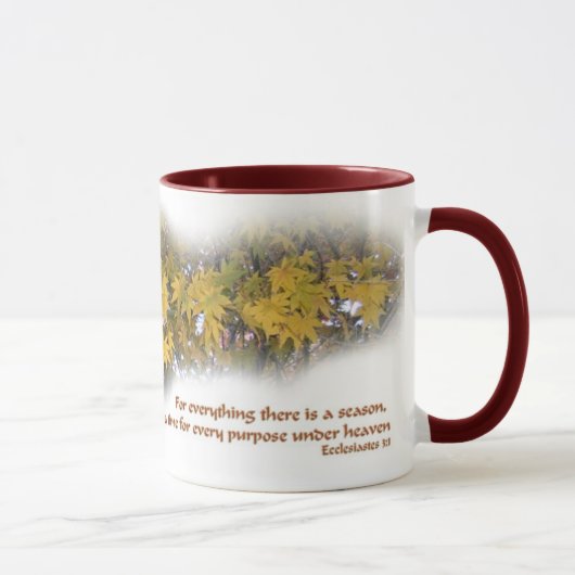 Mug Pour tout il y a une saison (Droite)