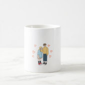 Mug pour un couple mignon romantique (Centre)