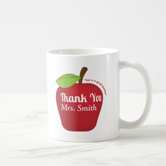 Mug Pour un grand enseignant, Apprentir l'enseignant (Droite)