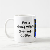 Mug Pour une bonne sorcière Ajouter café Café addicts (Gauche)