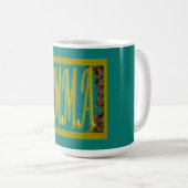MUG POUR UNE FILLE APPELÉE EMMA MARINE BLEU PEBBLES (Devant droit)
