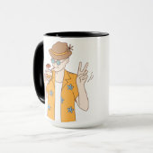Mug pour votre photo, logo, motif ou dire, pendant (Devant gauche)