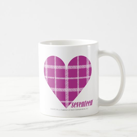 Mug Pourpre 2 de plaid (Droite)