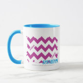 Mug Pourpre 3 de zigzag (Gauche)