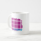 Mug Pourpre 4 de plaid (Devant gauche)