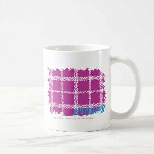 Mug Pourpre 4 de plaid (Droite)