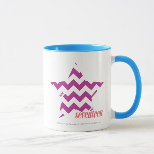 Mug Pourpre 4 de zigzag (Droite)