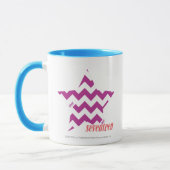 Mug Pourpre 4 de zigzag (Gauche)
