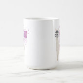 Mug Pourpre aucun lama de drame (Centre)