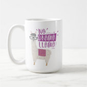 Mug Pourpre aucun lama de drame (Gauche)