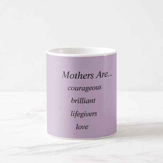 Mug Pourpre/blanc de mère (Centre)