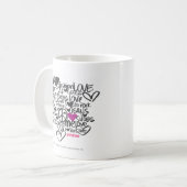 Mug Pourpre de graffiti (Devant gauche)