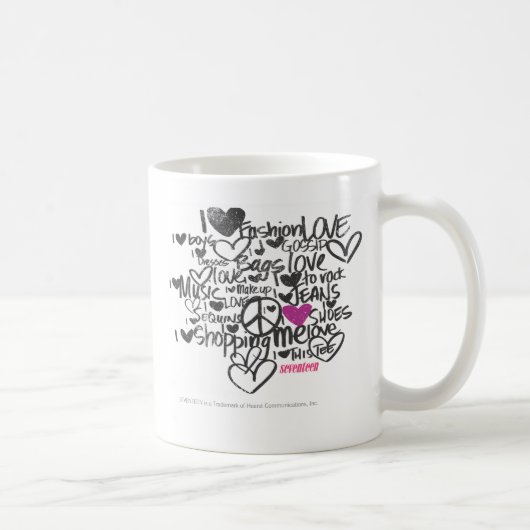 Mug Pourpre de graffiti (Droite)