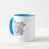Mug Pourpre de graffiti (Devant gauche)