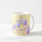 Mug Pourpre de Kittipurra sur le fromage (Devant droit)