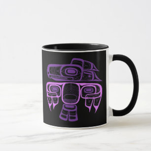 Mug Pourpre de thunderbird de Tlingit de style de